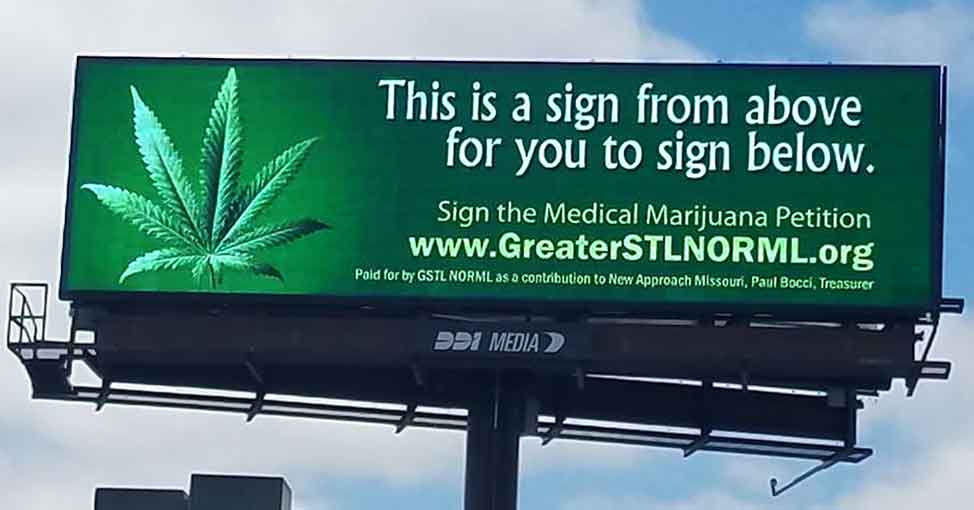 GSTL NORML launches billboard campaign for New Approach Missouri