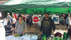 NORML booth collecting signatures for New Approach Missouri
