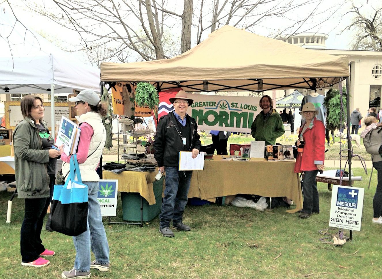 Greater St. Louis NORML Earth Day Booth