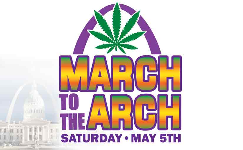 Greater St. Louis NORML March to the Arch logo