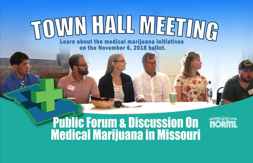 Greater St. Louis NORML announces town hall meeting on Amendment 2