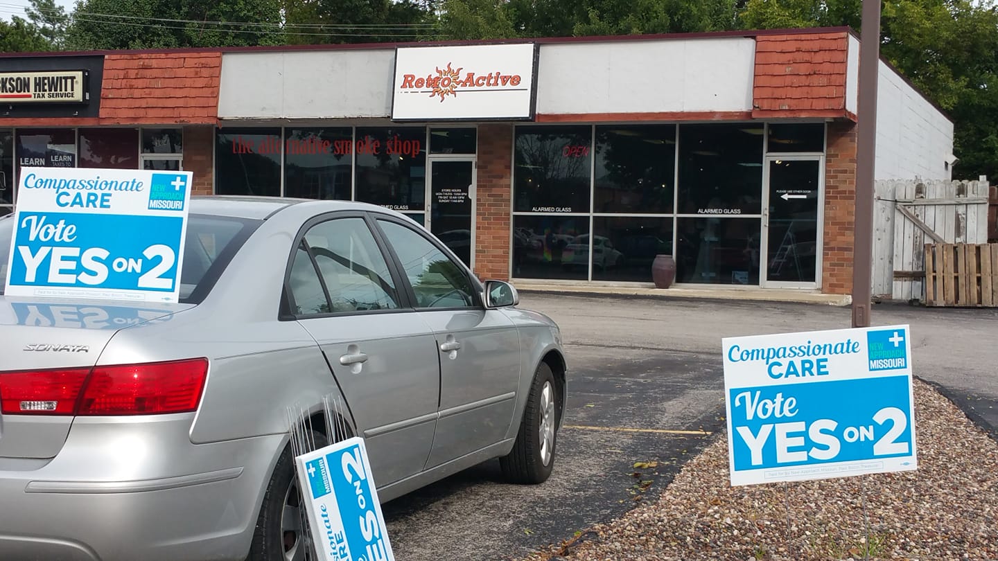 Volunteers created Yes on 2 Yard Sign distribution locations.