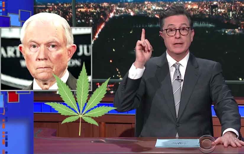 Stephen Colbert blasts Jeff Sessions on Marijuana