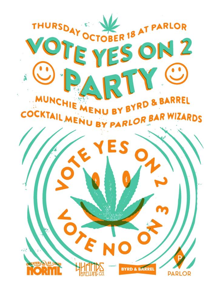 Parlor Party Vote Yes on 2 Amendment