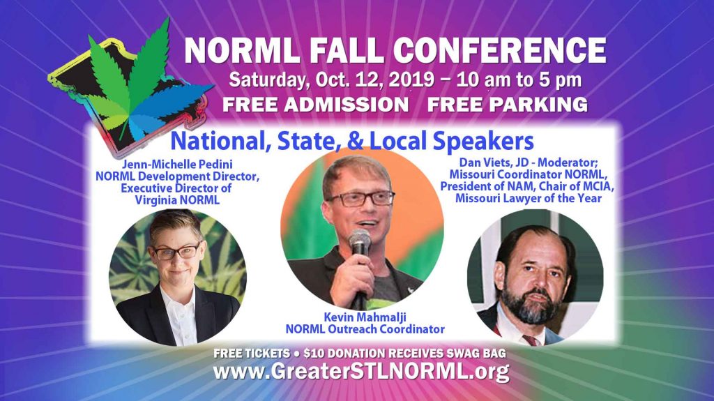 Missouri NORML Fall Conference Speakers